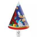 Sonic the Hedgehog Sega Sonic the Hedgehog Partyhut, Kegel 6 Stk FSC