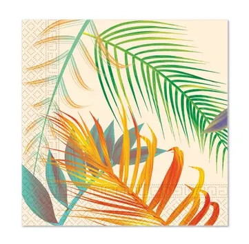 Tropical Leaves Serviette (20 Stücke) 33x33 cm