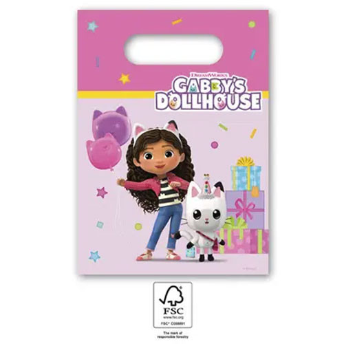 Gabby's Dollhouse Friends Papiergeschenktasche 4er-Set