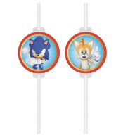   Sonic the Hedgehog Sega Sonic the Hedgehog Papierstrohhalme, 4er-Pack FSC