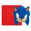 Sonic the Hedgehog Sega Sonic the Hedgehog Party-Einladung 6 Stk FSC