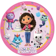 Gabby's Dollhouse Friends Papierteller 8 Stk 20 cm FSC