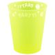 Yellow Fluorescent Mikro-Premium Becher aus Kunststoff 250 ml