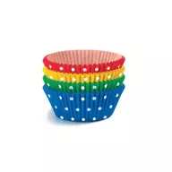 Farbe Dots Mini-Muffin-Papier 40 Stück