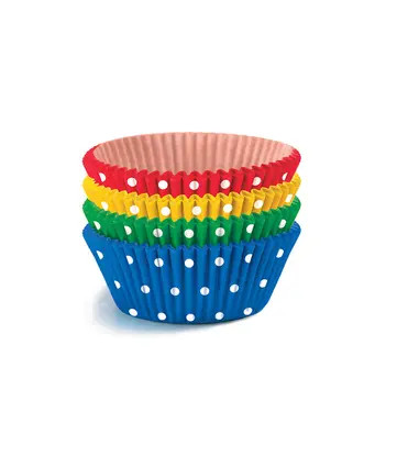 Farbe Dots Mini-Muffin-Papier 40 Stück