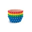 Farbe Dots Mini-Muffin-Papier 40 Stück