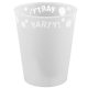 Party White Weißer Mikropremium-Kunststoffbecher 250 ml