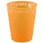 Party Orange Oranger Mikro-Premium-Kunststoffbecher 250 ml