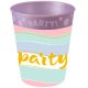 Farbe Elegant Party-Mikro-Premium-Plastikbecher 250 ml