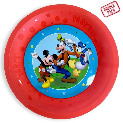 Disney Mickey Rock the House micro premium Kunststoff Essteller 4er Set Set 21 cm