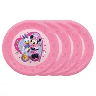   Disney Minnie  Junior mikro premium Kunststoff Essteller 4er-Set 21 cm