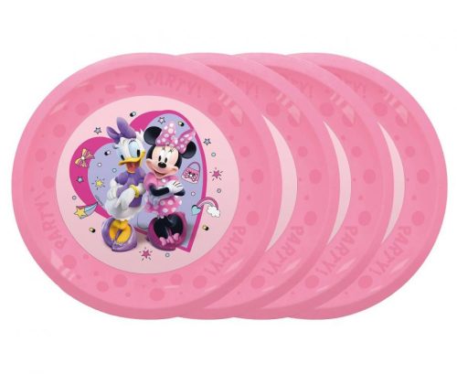 Disney Minnie  Junior mikro premium Kunststoff Essteller 4er-Set 21 cm
