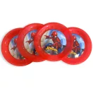 Spiderman Crime Fighter Micro Premium Kunststoffteller 4er-Set 21 cm