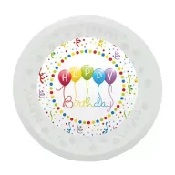   Geburtstag Little Princess Happy Birthday Streamers Mikro Premium Kunststoffteller 21 cm
