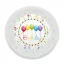 Geburtstag Little Princess Happy Birthday Streamers Mikro Premium Kunststoffteller 21 cm