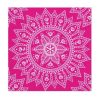 Mandala Fuchsia White Serviette (20 Stücke) 33x33 cm