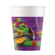   Teenage Mutant Ninja Turtles Purple Papierbecher 8 Stk 200 ml FSC