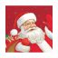 Weihnachten Santa Claus 20er Papierservietten 33x33 cm FSC
