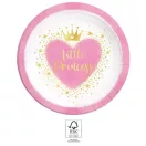 Prinzessin Little Princess Papierteller 8 Stk. 23 cm FSC
