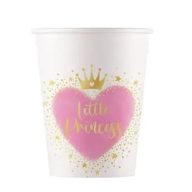 Prinzessin Little Princess Papierbecher 8 Stk 200 ml FSC
