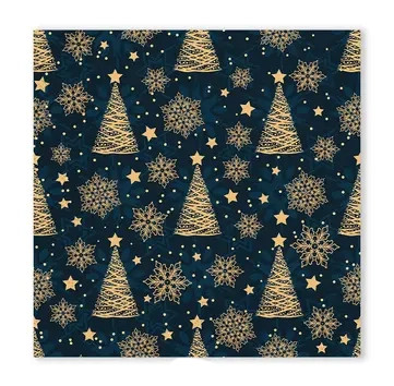 Weihnachten Gold Trees Serviette (20 Stücke) 33x33 cm