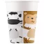 Tiere Zoo Papierbecher 8 Stk 200 ml FSC