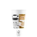 Tiere Zoo Papierbecher 8 Stk 200 ml FSC