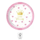 Prinzessin Little Princess Papierteller 8 Stk 20 cm FSC