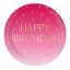 Geburtstag Golden Pink Happy Birthday Pappteller 8 Stk 23 cm FSC