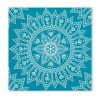 Farbe Petrol White Mandala Serviette 20 Stk, 33x33 cm FSC