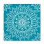 Farbe Petrol White Mandala Serviette 20 Stk, 33x33 cm FSC