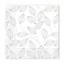 Blume Grey Blatt Serviette 20 Stk 33x33 cm FSC