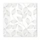 Blume Grey Blatt Serviette 20 Stk 33x33 cm FSC