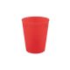 Party Bright Roter Mikro Premium Kunststoffbecher 250 ml