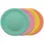 Farbe Pastel Mixed Mikro-Premium-Kunststoff Essteller 4-teiliges Set 21 cm