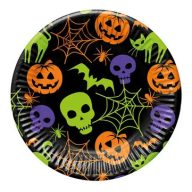 Halloween Happy Pappteller 8 Stk 23 cm FSC