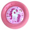 Einhorn Rainbow Colors Mikro Premium Kunststoffteller 4-teiliges Set 21 cm