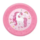 Einhorn Rainbow Colors Mikro Premium Kunststoffteller 4-teiliges Set 21 cm