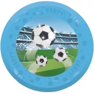   Fußball Soccer Fans Mikro-Premium-Kunststoff-Teller 4-teiliges Set 21 cm