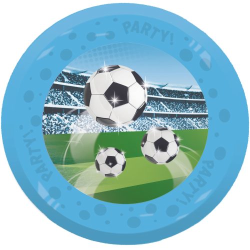 Fußball Soccer Fans Mikro-Premium-Kunststoff-Teller 4-teiliges Set 21 cm