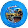 Baustelle Grabber Mikro-Premium-Kunststoff-Teller-Set mit 4 Stück, 21 cm