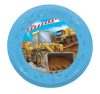 Baustelle Grabber Mikro-Premium-Kunststoff-Teller-Set mit 4 Stück, 21 cm