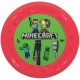 Minecraft Party Mikro Premium Kunststoffteller 4er-Set 21 cm