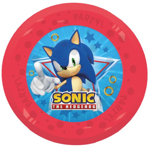 Sonic der Igel Sega mikro premium Kunststoffteller 4er-Set 21 cm
