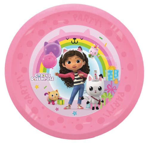 Gabby's Dollhouse Friends Micro Premium Kunststoffteller 4-teiliges Set 21 cm