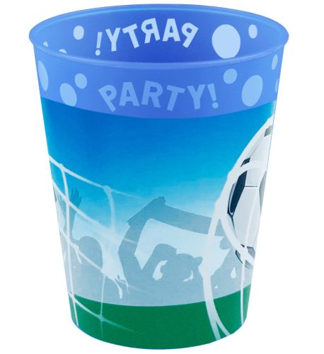 Fußball Soccer Fans Mikro-Premium-Kunststoffbecher-Set 4-teilig 250 ml