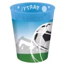 Fußball Soccer Fans Mikro-Premium-Kunststoffbecher-Set 4-teilig 250 ml