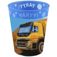   Baustelle Grabber Mikro-Premium-Kunststoffbecher-Set 4 Stück 250 ml