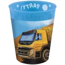 Baustelle Grabber Mikro-Premium-Kunststoffbecher-Set 4 Stück 250 ml