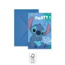 Disney Lilo und Stitch Angel Party Einladung 6 Stk. FSC